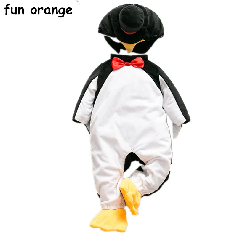 

Fun Orange Infant thickening Siamese Romper Winter Climbing Lamb thick section of the baby Siamese clothing outfits