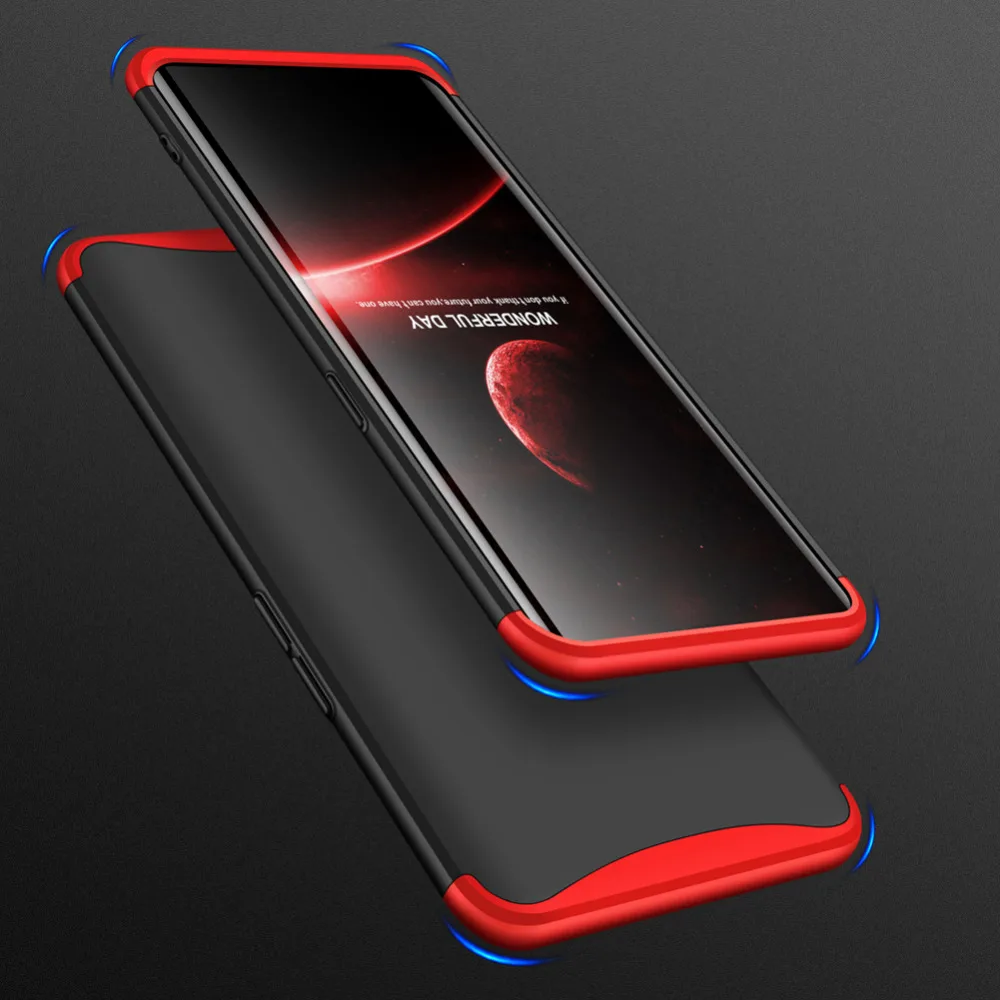 Для OPPO Find X Чехол Armor Coque чехол полностью защищающий Телефон Роскошные жесткие ПК 3