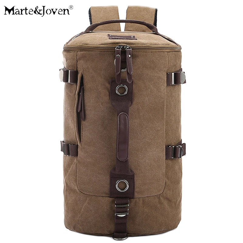

2017 New Design Multi-function Canvas Best Travel Backpack Bags for Men High Quality Large Capacity Black Laptop Travel Rucksack