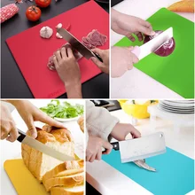 Недавно 4 шт. доска для резки пищевой пластик Противоскользящий коврик, кухонные инструменты DAG