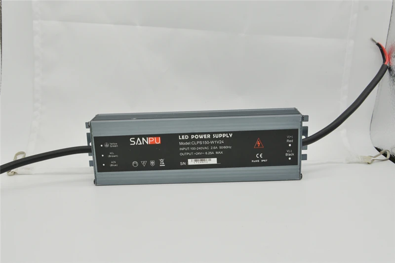 dc, 150w, 6a, à prova d'água, ip67, ac dc, transformador, 24 v