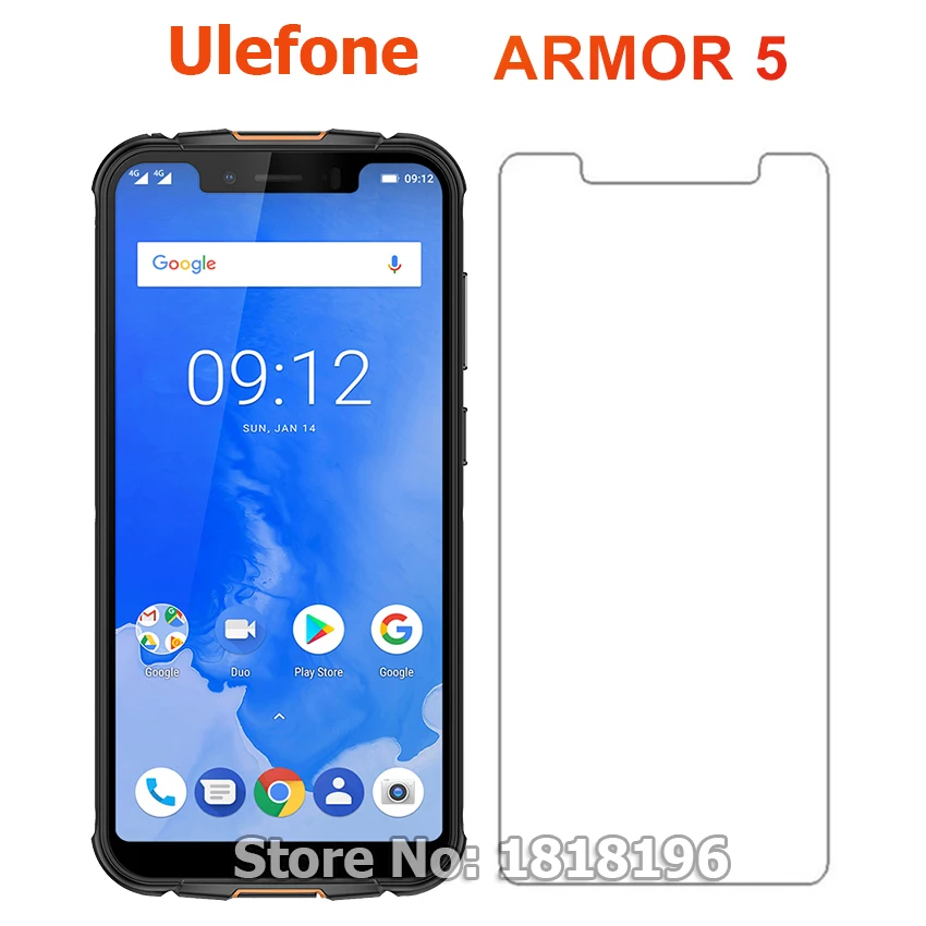

Tempered Glass for Ulefone Armor 5 IP68 Cover Glass Mobile Phone Case Film for Ulefone Armor 5 Armor5 5.85" Screen Protector