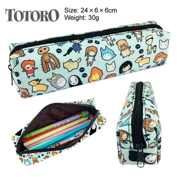 

Women Handbags My Neighbor Totoro Pencil Bag Chidren pencil Cases Fashion Storage Pouch Women Zipper Cosmetic Bags Makeup bag