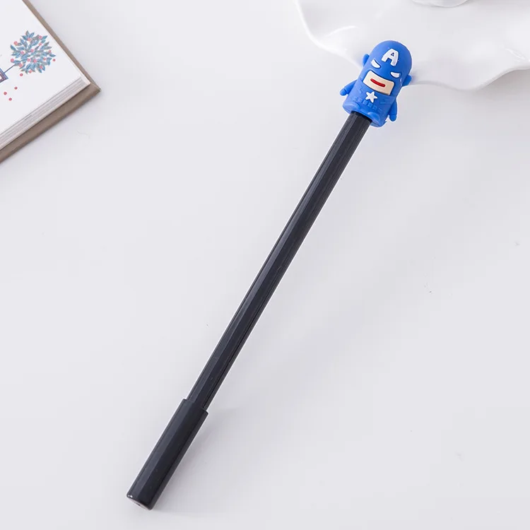 0,5 мм милый кавайный Человек-паук гелевая ручка Подпись Ручки Escolar Papelaria для офиса школы канцелярские принадлежности подарок