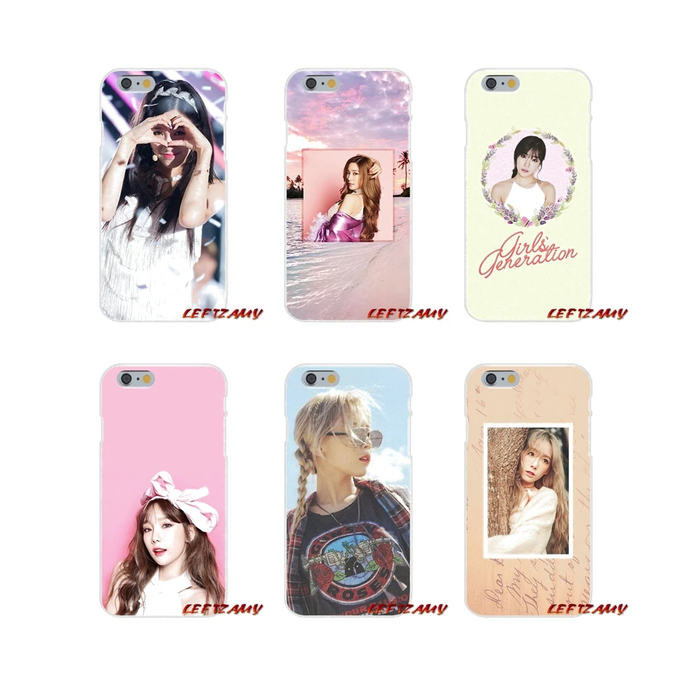 

For Samsung Galaxy S3 S4 S5 MINI S6 S7 edge S8 S9 Plus Note 2 3 4 5 8 Snsd Girls' Generation Taeyeon Transparent Soft Skin Cover