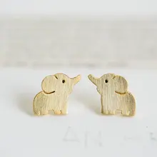 Jisensp модные ювелирные изделия минималистические серьги «Слоник» простые милые серьги с ушками животных подарок на день матери pendientes mujer moda