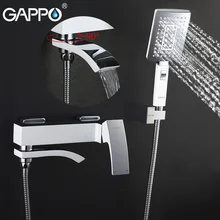 Bathtub Faucet Tap Sink-Tap-Shower-System Water-Mixer Wall GAPPO Rain