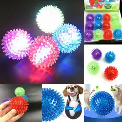 Собаки Кошки мягко встряхнуть светящийся шар встроенный бубенчик развлекать домашних животных взволнованная игрушка