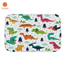 Cartoon Soft 3D dinosaur Rectangle Shape Cushion Hallway Carpet For Kitchen Rug Toilet Bath Anti-Slip Mats For Floor Rug40x60cm