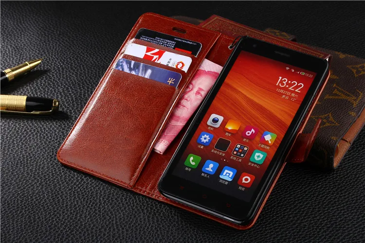 Роскошный кошелек из натуральной кожи с подставкой, откидной Чехол для телефона, чехол для Xiaomi Redmi Note 2/Hongmi Note 2