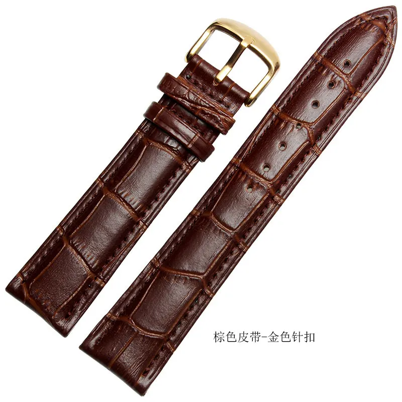 

Nouvelle montre bracelet ceinture noir bracelets bracelet en cuir cowhide bande de montre 18mm 20mm 22mm montre accessoires br