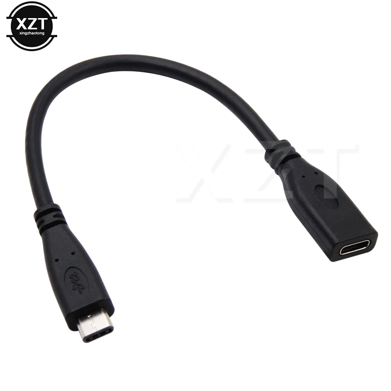 

High Quality 1pcs 20CM USB-C Type C Male to Female USB 3.1 Extender Extension Short Cable Cord