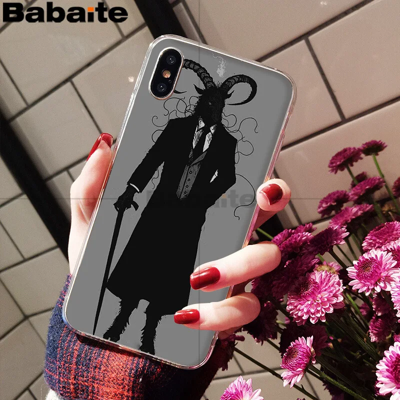 Babaite Devil Satan Забавный чехол для телефона Apple iPhone 8 7 6 6S Plus X XS max 5 5S SE XR - Цвет: 5