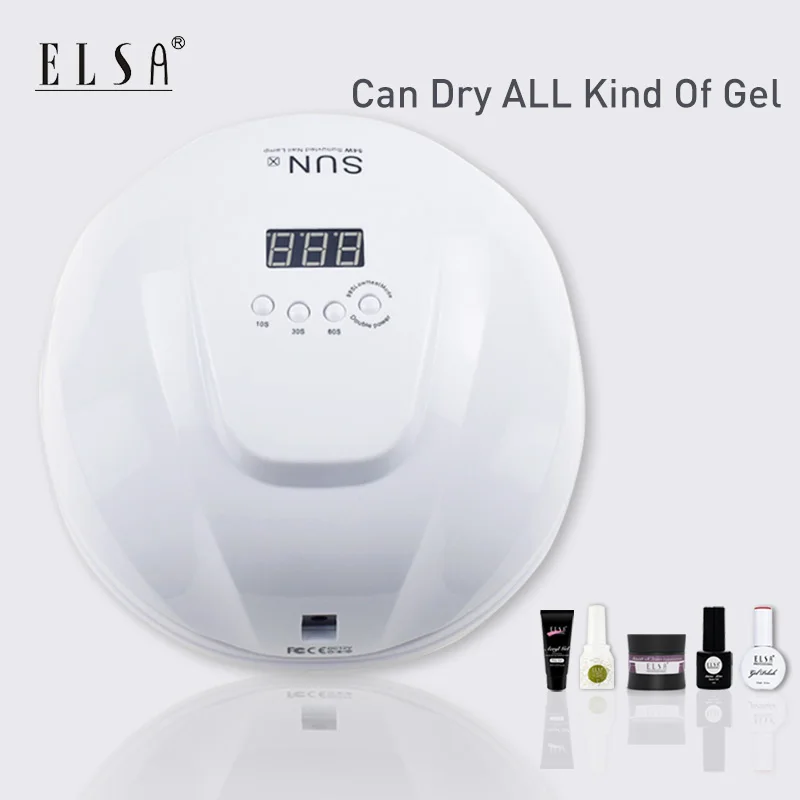 

SUNX UV Lamp 54W nail dryer led nail lamp cure nail gel polish uv gel fast dry no heart Auto Sensing Lamp For Nails Manicure