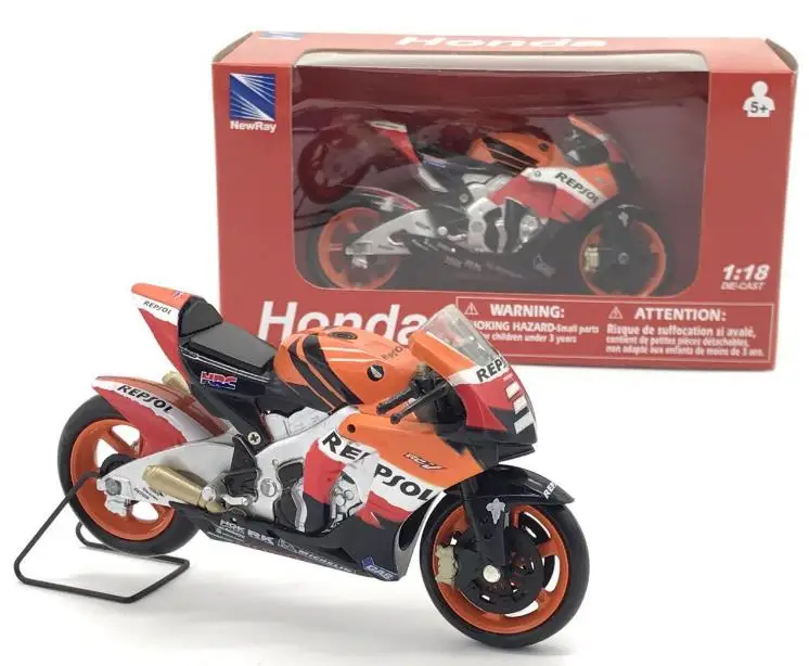 1:18 Масштаб moto rcycle модели, высокая моделирования Honda moto GP RCV moto rcycle игрушки, Коллекционная модель