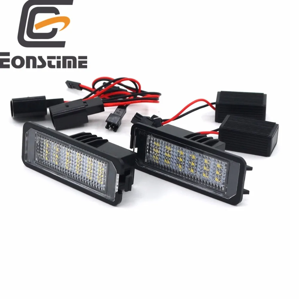 

Eonstime 2CPS 18LED Number License Plate Light for VW Volkswagen Golf 4 5 6 Eos Lupo Beetle Passat CC Scirocco Polo Skoda SEAT