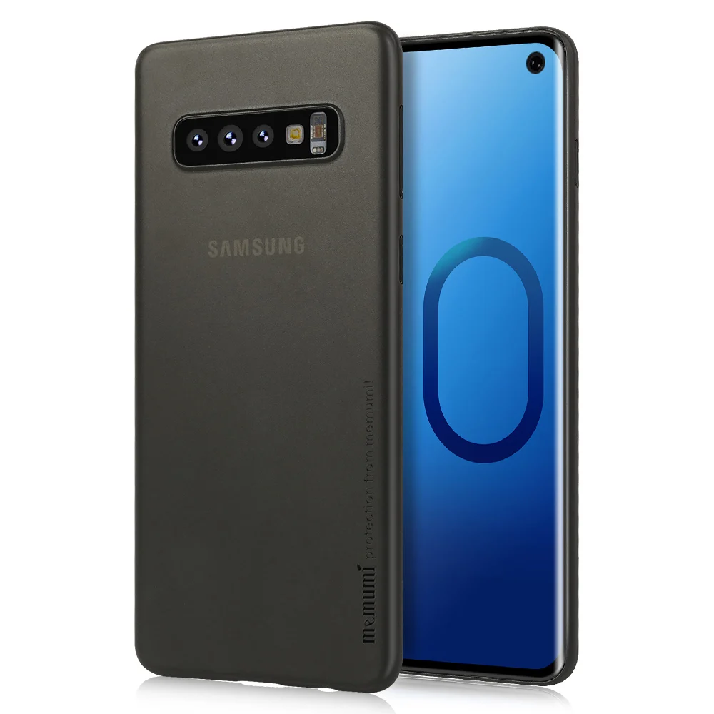 Чехол для samsung Galaxy S10 S10 Plus, ультратонкий 0,3 мм PP матовый чехол для samsung Galaxy S10 Plus, тонкий, не оставляет отпечатков пальцев - Цвет: S10 Trans-Black