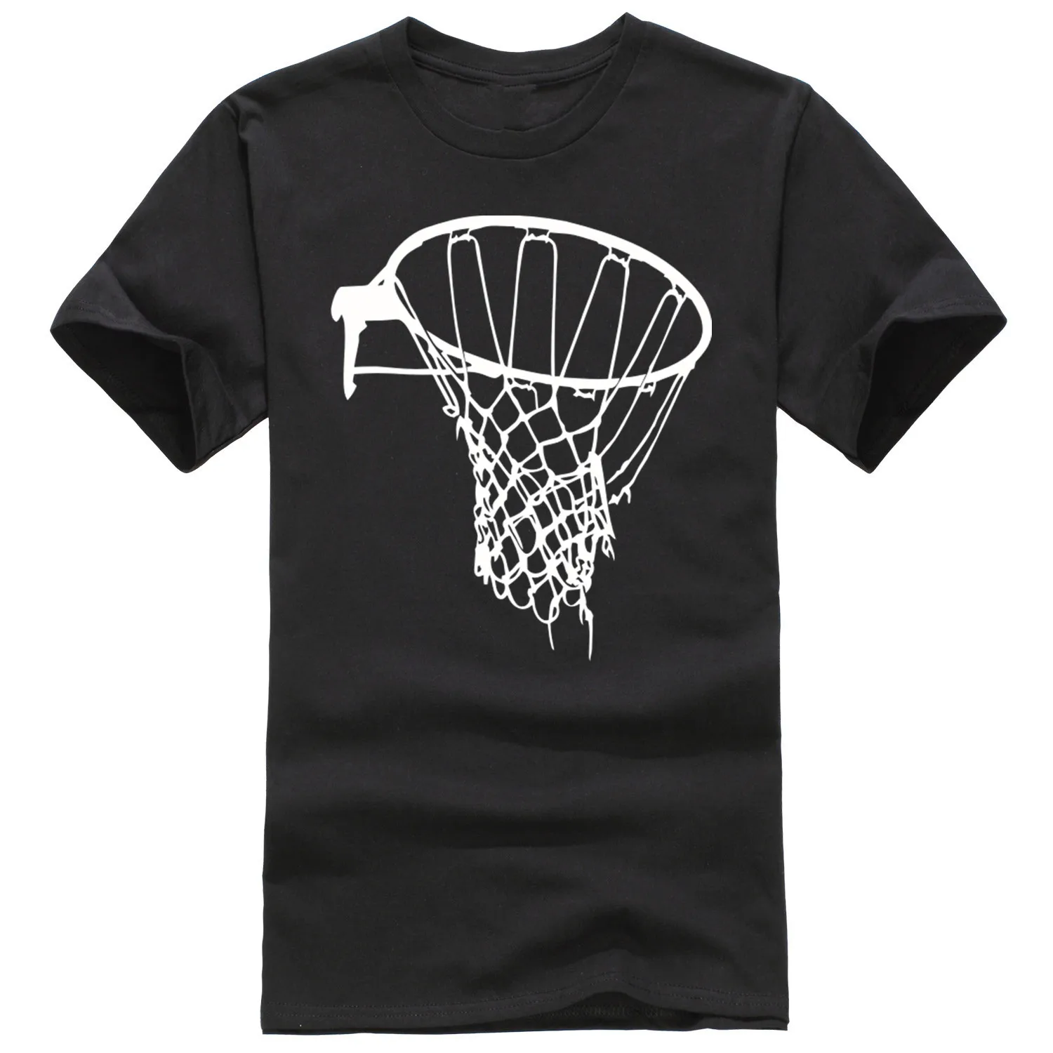 2018 Basketballer Basket Net Pattern Design Men T shirt Fashion Casual