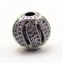 Подходит для Pandora Essence браслеты лояльности талисманы с фианитом 925 пробы серебро бусины