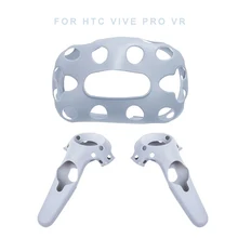 Для htc Vive Pro VR гарнитура виртуальной реальности силиконовая резина для htc Vive Pro протектор шлем контроллер ручка чехол Противоскользящий