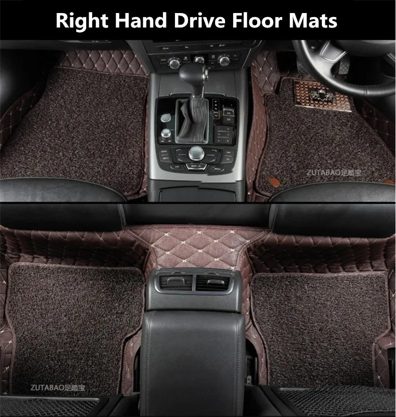 Auto Floor Mats For Audi All Model A1 A3 S3 A4 A5 S5 A6 S6 A7 S7 A8 S8