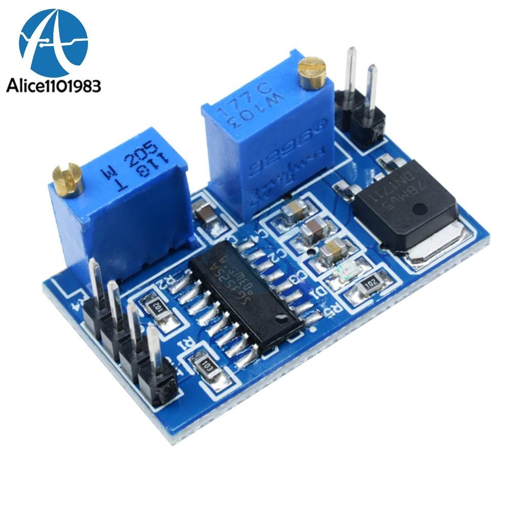 

DC 5V 12V SG3525 PWM Controller Module 100HZ-100KHZ Adjustable Frequency Control Board Diy Electronic