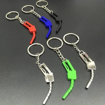 

High quality metal car key ring gasoline nozzle style for bmw mercedes renault ford toyota nissan honda audi volkswagen Keychain