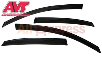 

Deflectors case for Audi A4 B8 2007-2015 sedan 1set\4pcs styling wind window deflector guard auto vent visor rain guards cover