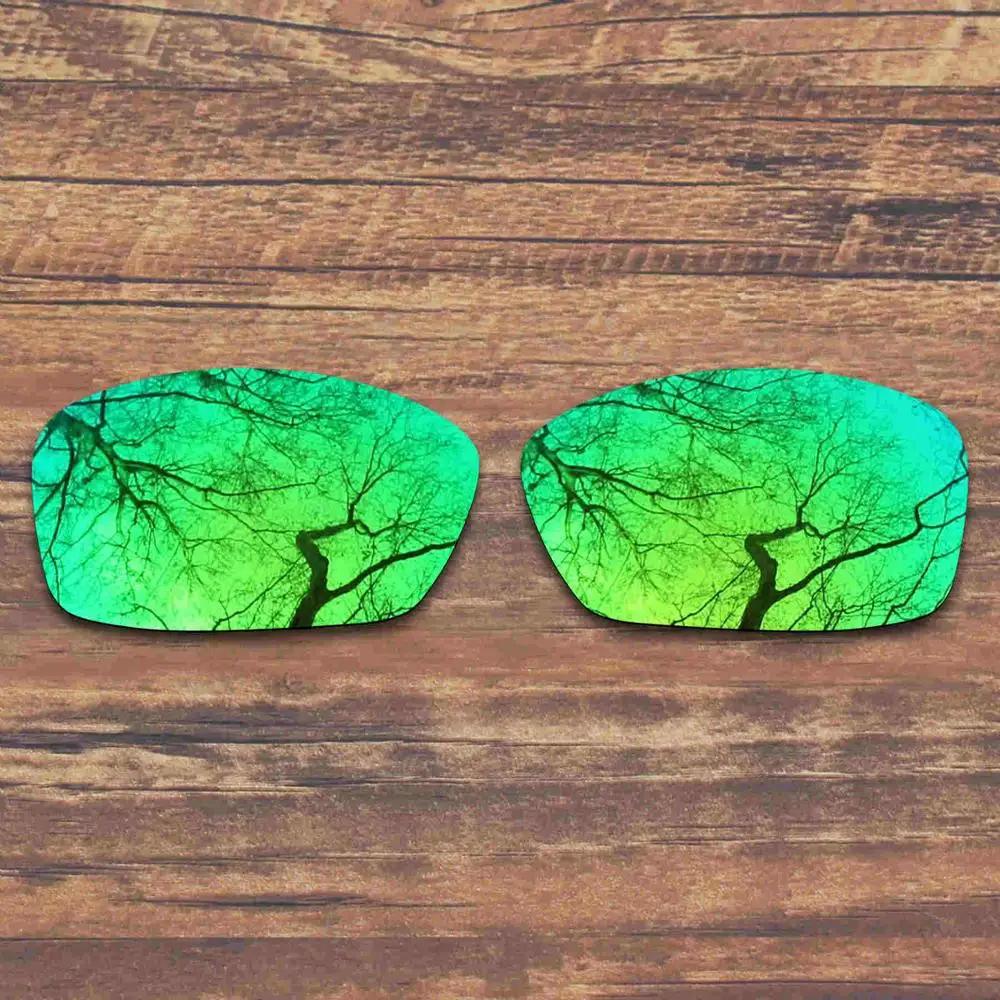 Green Mirrored ToughAsNails поляризованные Сменные линзы для солнцезащитных очков Оукли Hijinx-несколько вариантов - Цвет линз: Green Mirrored