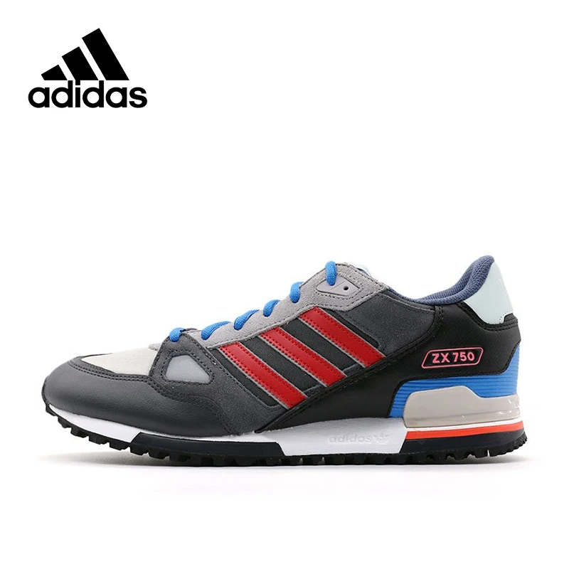 Official New Arrival Adidas Originals ZX 750 Men's Low top Skateboarding Shoes Sneakers Classique Shoes