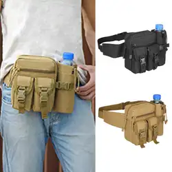 Новинка 2019 года путешествия бутылка для воды Waistbag Военная униформа Стиль Fanny поясные сумки 600D нейлон ремень Восхождение сумки