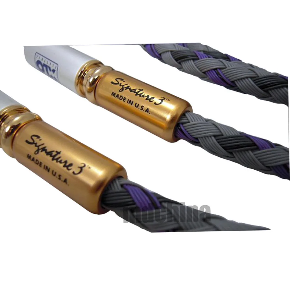 Односторонний золотой RCA кабель XLO для подключения бренда S3 1 м|rca interconnect cable|interconnect