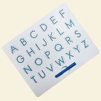 

Magnetic Alphabet Letter Tracing Board with Stylus Pen Educational Toy Set Learning Spelling Writing for Kids