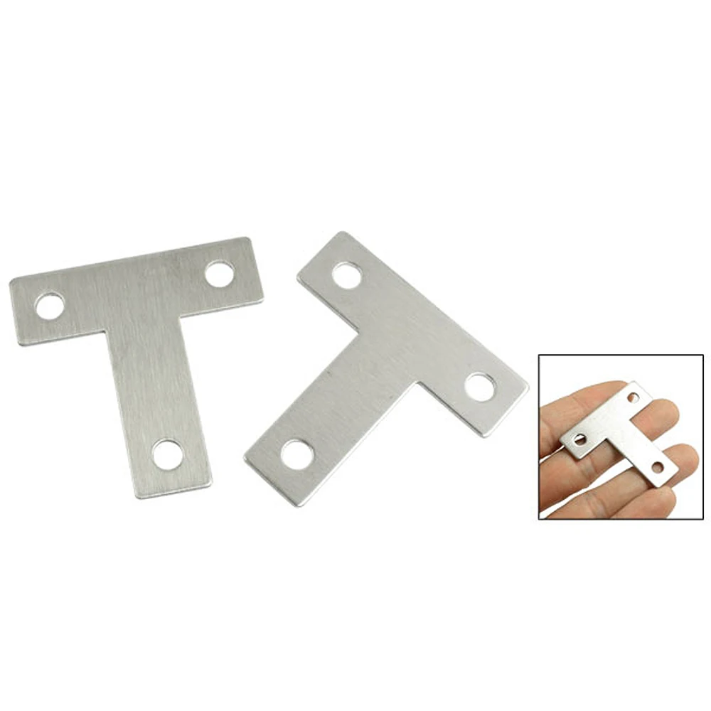 

COFA  5 Pcs Angle Plate Corner Brace Flat T Shape Repair Bracket