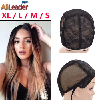 

Alileader Cheap 10 Pcs/Lot Lace Wig Caps For Making Wigs For Black Women Wig Making Cap Tools Stretch Adjustable Free Shipping