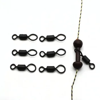 

30PCS Carp Fishing Accessories Big Eye Swivel Fit Chod Beads Helicopter Rigs Beads Fishing Tackle Zig Rig Chod Safety System