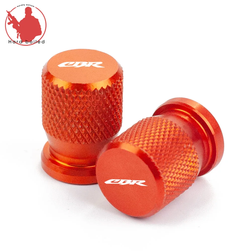 FOR HONDA CBR Motorcycle Accessorie Wheel Tire Valve caps CNC Aluminum Airtight Covers  2017 2018  (11)