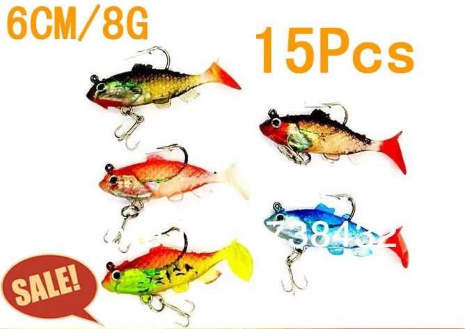 Wholesale Fishing Soft Lures Spinners With Hooks Tackle 30X Pack Various Assorted Laser Bait | Спорт и развлечения