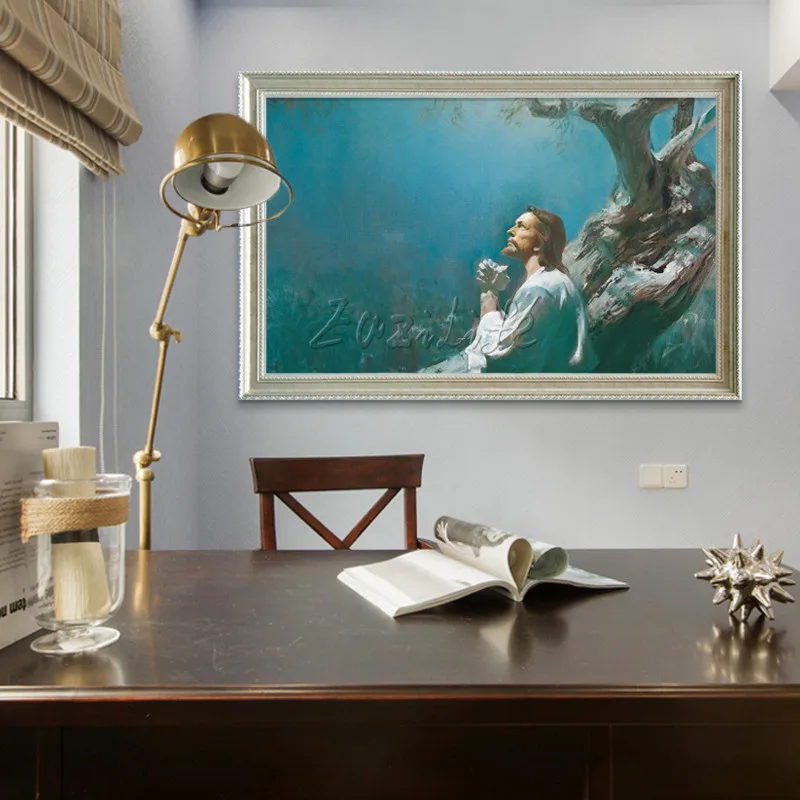

Wall stickers home decor Family decoration painting Jesus Christ Jesus to save us decorative pictures Spray painting Wall art 7