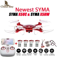Newest SYMA X5UW & X5UC Drone 720P WIFI FPV With 2MP HD Camera Helicopter Height Hold One Key Land 2.4G 4CH 6Axis RC Quadcopter