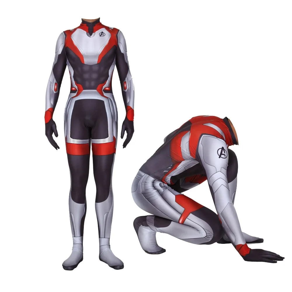 2019 Movie Avengers: Endgame Cosplay Costumes Women Men Superhero Quantum Battle Armor Zentai Bodysuits Jumpsuits Suit New 2019 Movie Avengers: Endgame Cosplay Costumes Women Men Superhero Quantum Battle Armor Zentai Bodysuits Jumpsuits Suit New