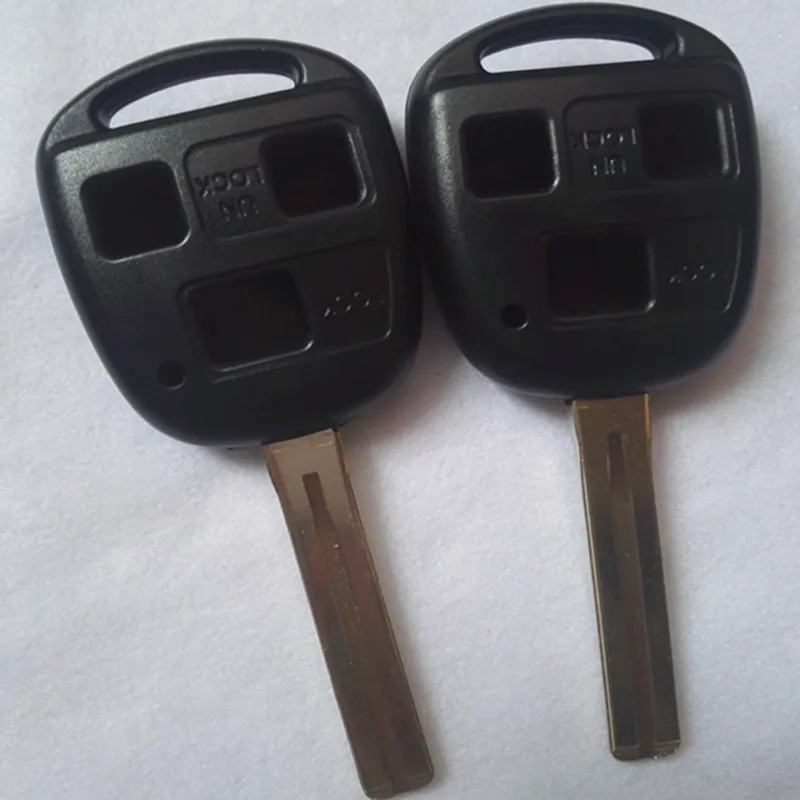 Запасной автомобильный чехол DAKATU для Lexus RX300 ES300 IS35 IS200 ES240, дистанционный ключ 2/3, Кнопка TOY48(короткая) с логотипом