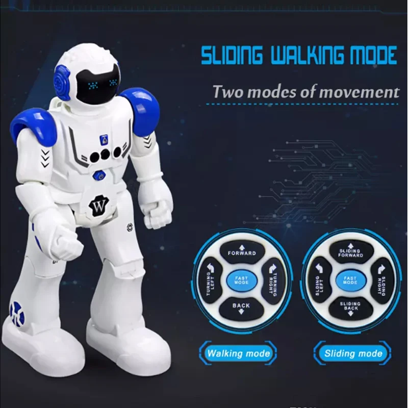 Remote Control Smart Program Intelligent Robot Walk Slide Dance Music Talk Demostration Interactiv Gesture Inductive Warrior Toy