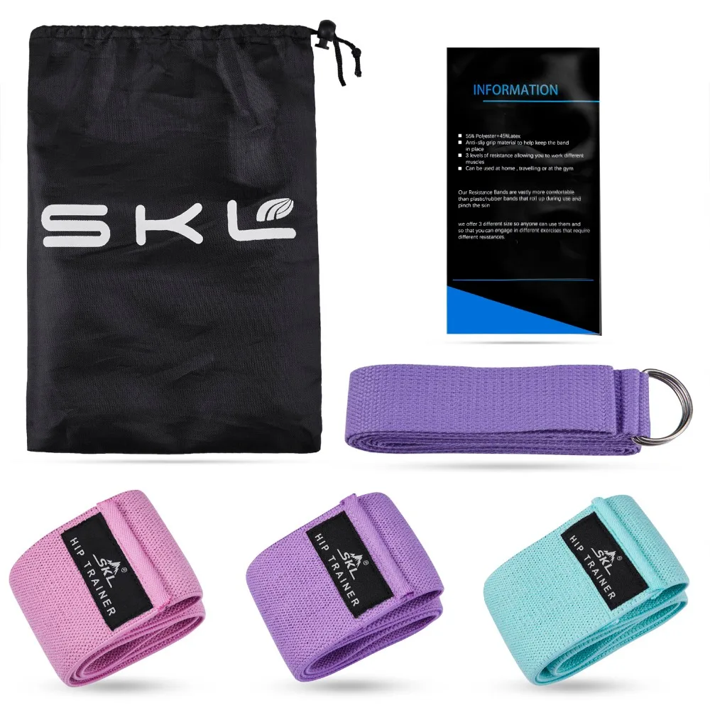 3Pack Resistance Hip Bands Booty Workout Fitness Bands for Booty Building, Fabric Anti-Slip Hip Bands for Leg & Glute Strength 3Pack Resistance Hip Bands Booty Workout Fitness Bands for Booty Building, Fabric Anti-Slip Hip Bands for Leg & Glute Strength