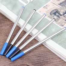 Высокое качество 5 шт./лот письменные принадлежности заправки шариковая ручка офиса и школьные принадлежности ручки, металлические ручки пополнения Универсальный