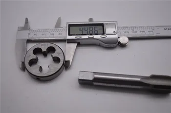 

1 piece M19*1mm Tap and 1 piece M19*1mm Die , M19 standard metric machine used tap and die