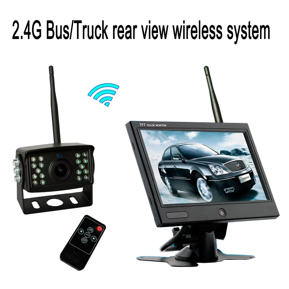 

accfly Wireless Backup Camera Kit Waterproof Wireless Rear View Camera,Night Vision Reverse Rearview Cam for Trucks