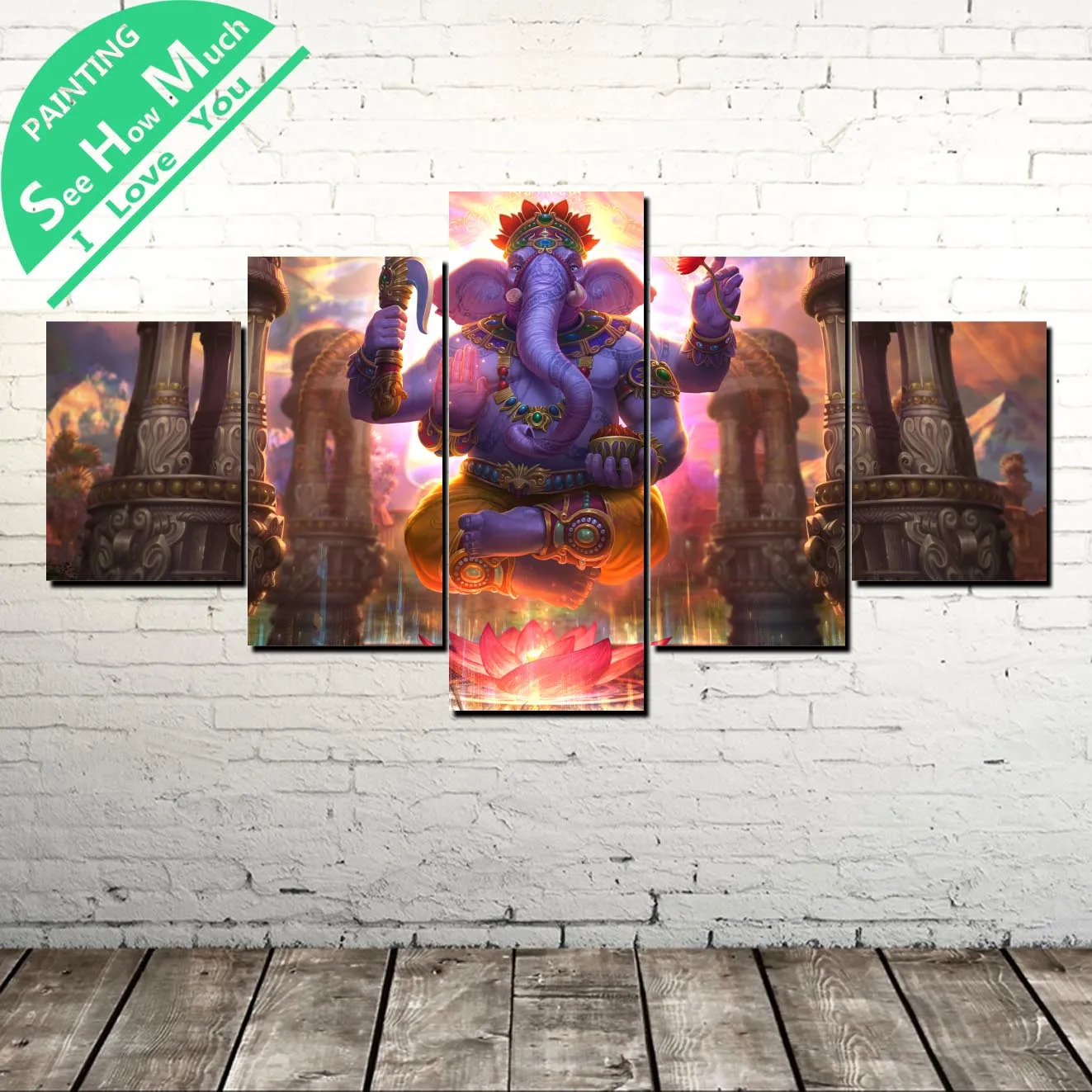 

5 Piece Religion Lord Modern Print Canvas Painting Art Print Poster Picture Wall art for Living Room Art poster Decor