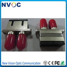 10 шт./лот, ST-SC/ST-SC двухъядерный адаптер фланец(дуплексный металлический адаптер) муфта волоконно-оптический разъем, ST-SC дуплексный волоконный адаптер