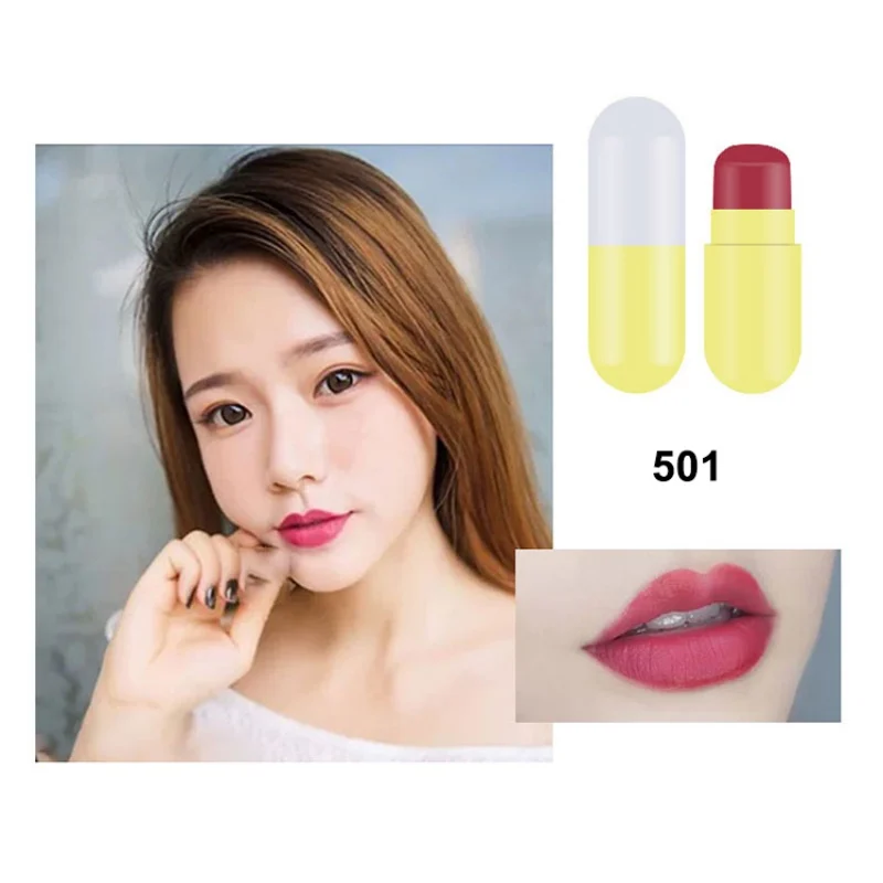 5pcs/set Capsule Small Lipstick Set Waterproof Moisturizing Matte Lipstick Kit Non-Stick Cup Long-Lasting Sexy Lip Stick 5pcs/set Capsule Small Lipstick Set Waterproof Moisturizing Matte Lipstick Kit Non-Stick Cup Long-Lasting Sexy Lip Stick